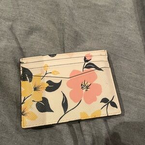 Floral kate spade card holder